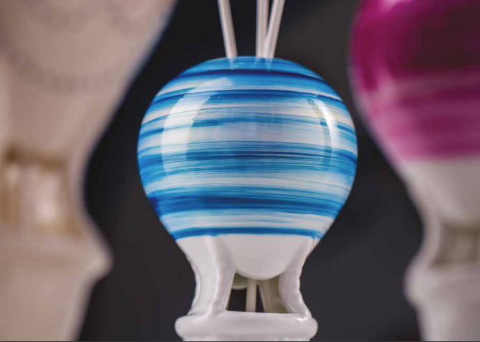 MONGOLFIERA DIFFUSORE CON AMPOLLA PROFUMO