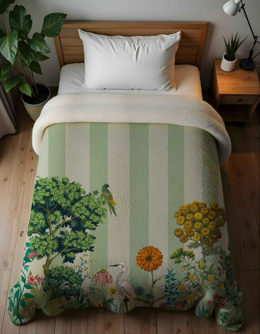 PLAID sherpa airone pastello - PINK MARTINI