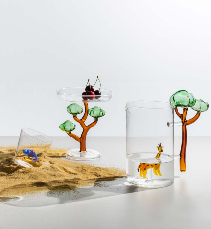 ICHENDORF SAVANNAH MUG SET GIRAFFA PALMA