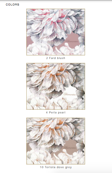 BLUMARINE COPPIA CUSCINI SOGNI 48X48 COL.PERLA